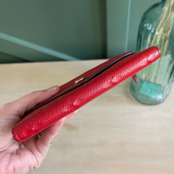 Louis Vuitton Empreinte Curieuse Leather Wallet Red Cerise SP1175 - Picture 4 of 15
